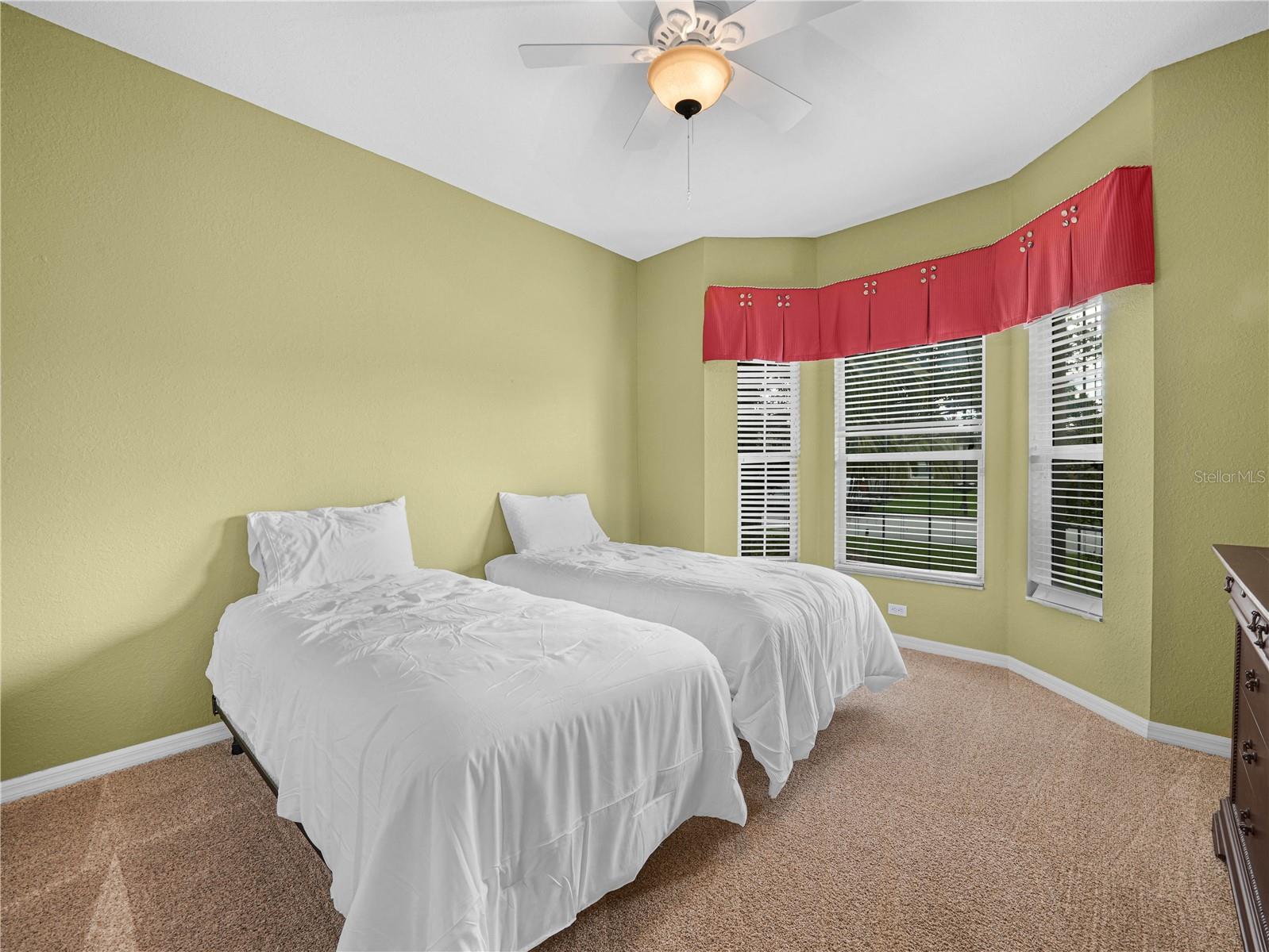 Bedroom 2- on the front of the home