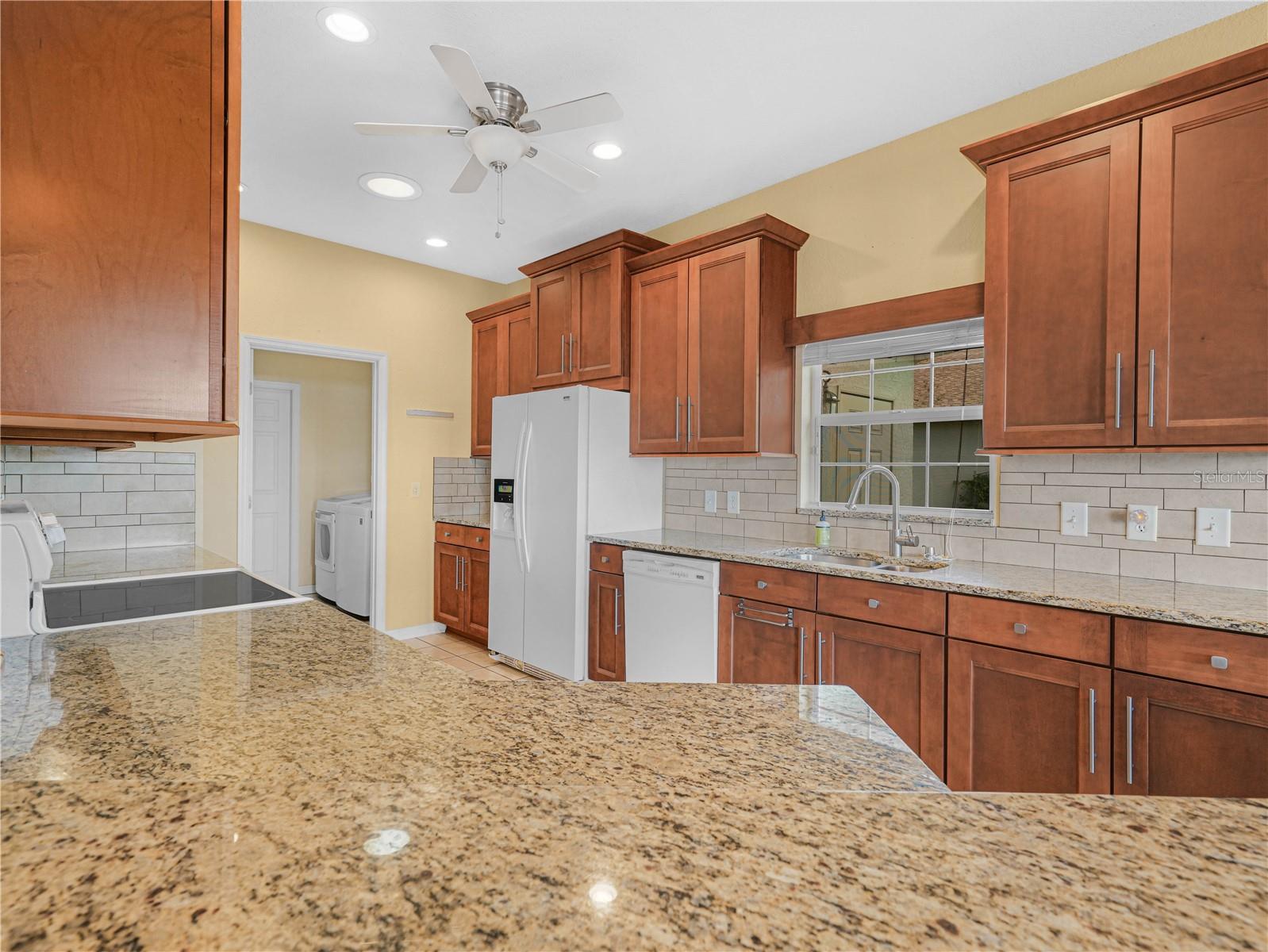 Kitchen with Granite Counter Tops