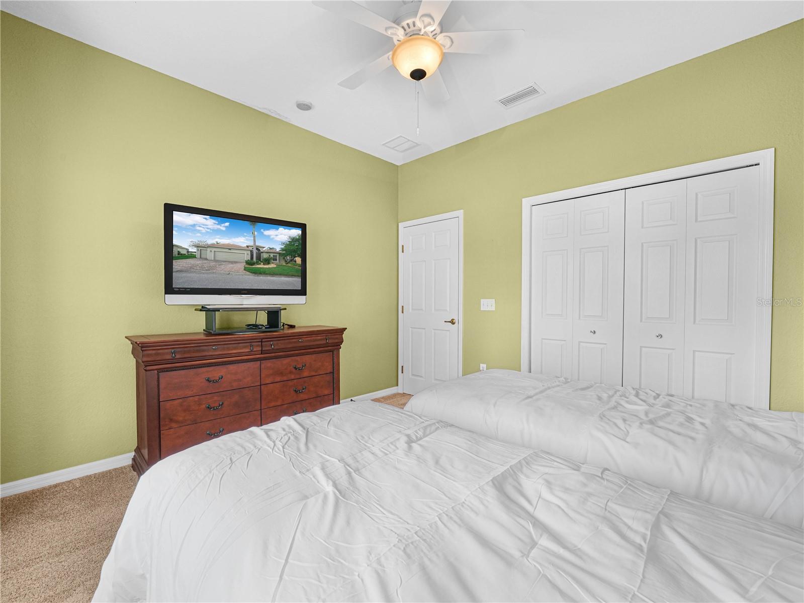 Bedroom 2 with Built in Closet
