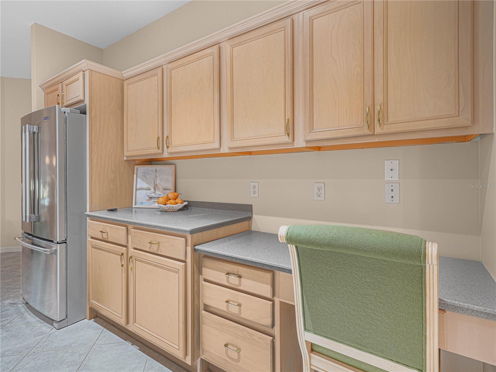 Desk Area in the Kitchen