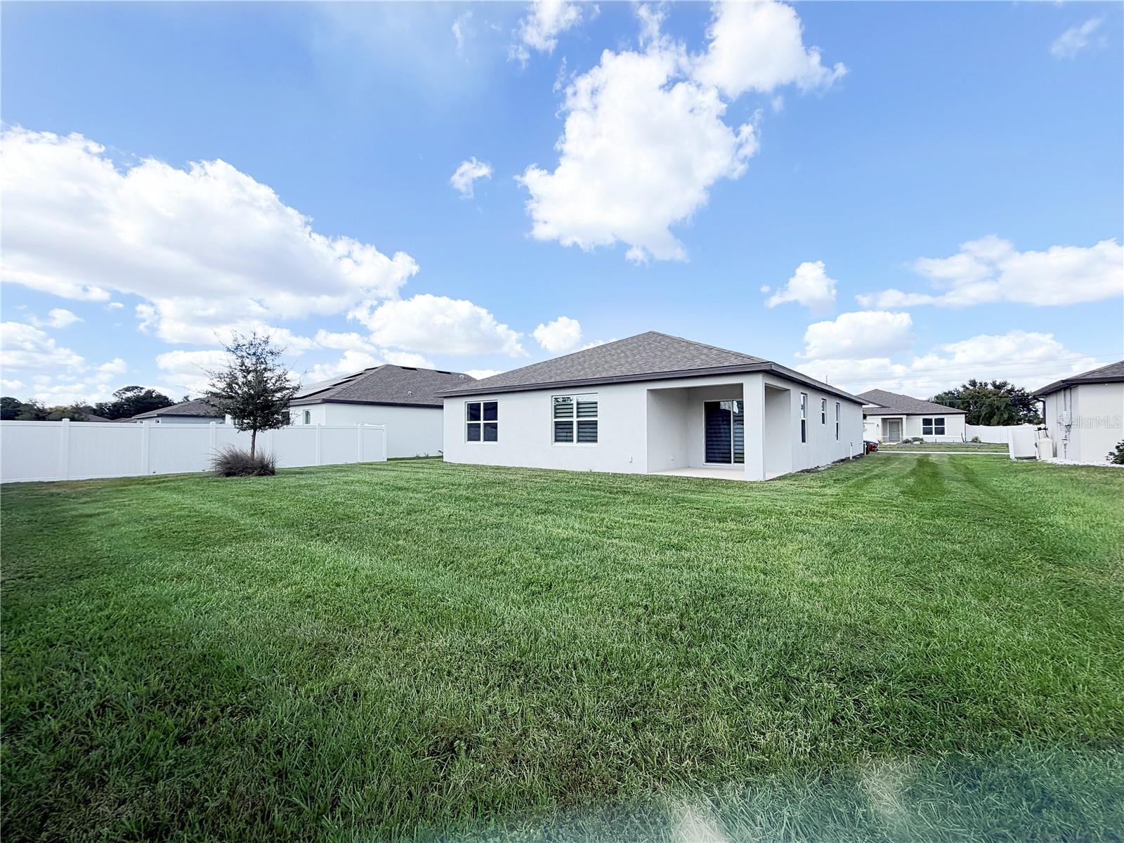 Backyard offers lots of space