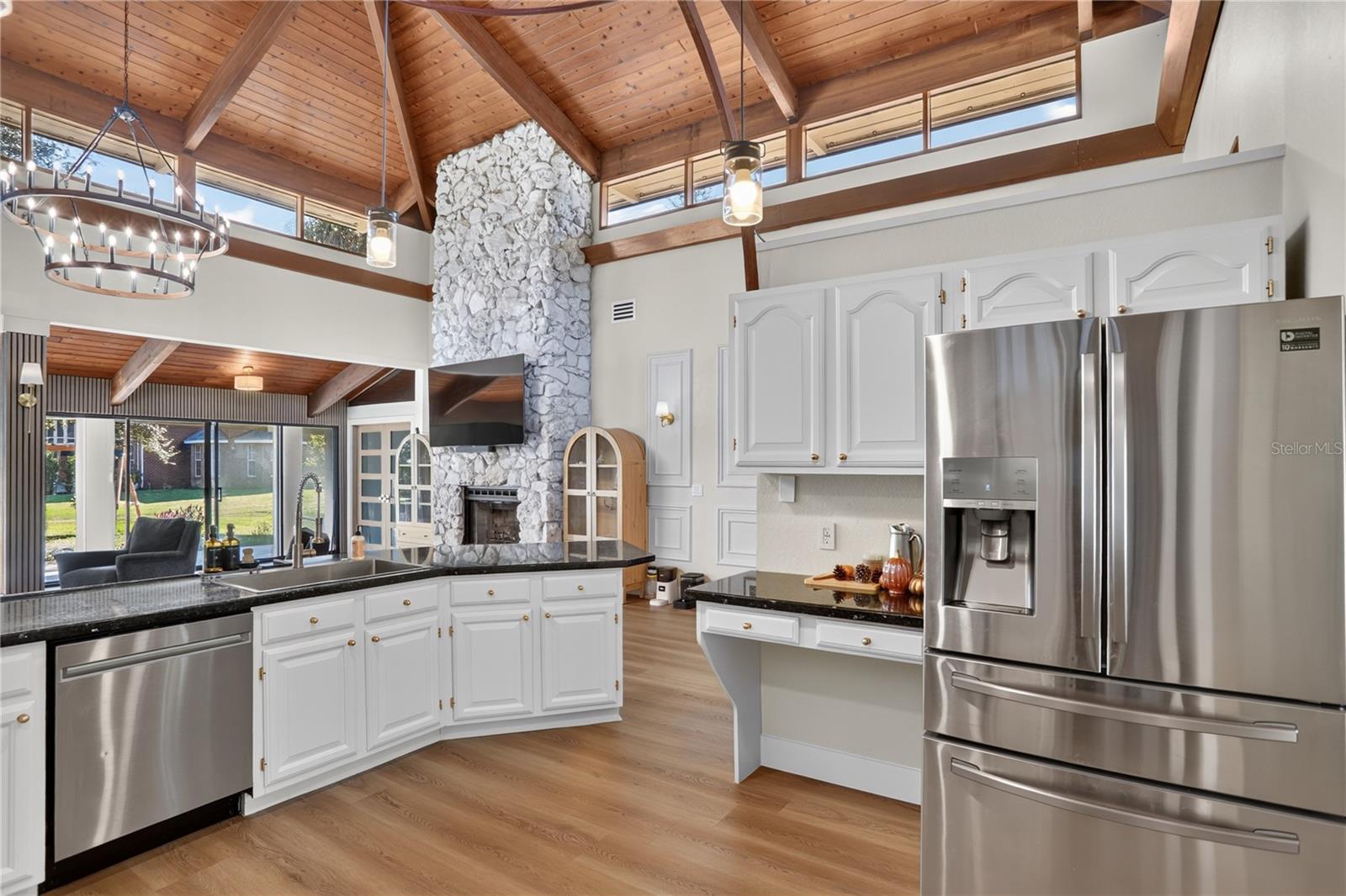 Stainless steel appliances Kitchen