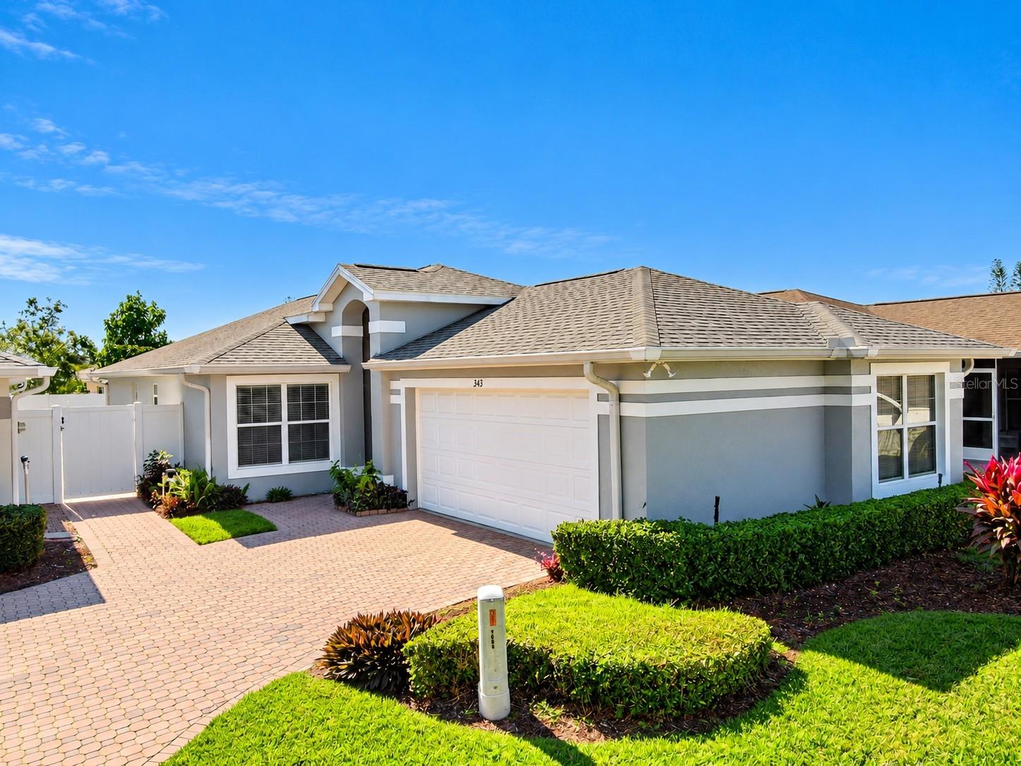 Paved Driveway & Walkway