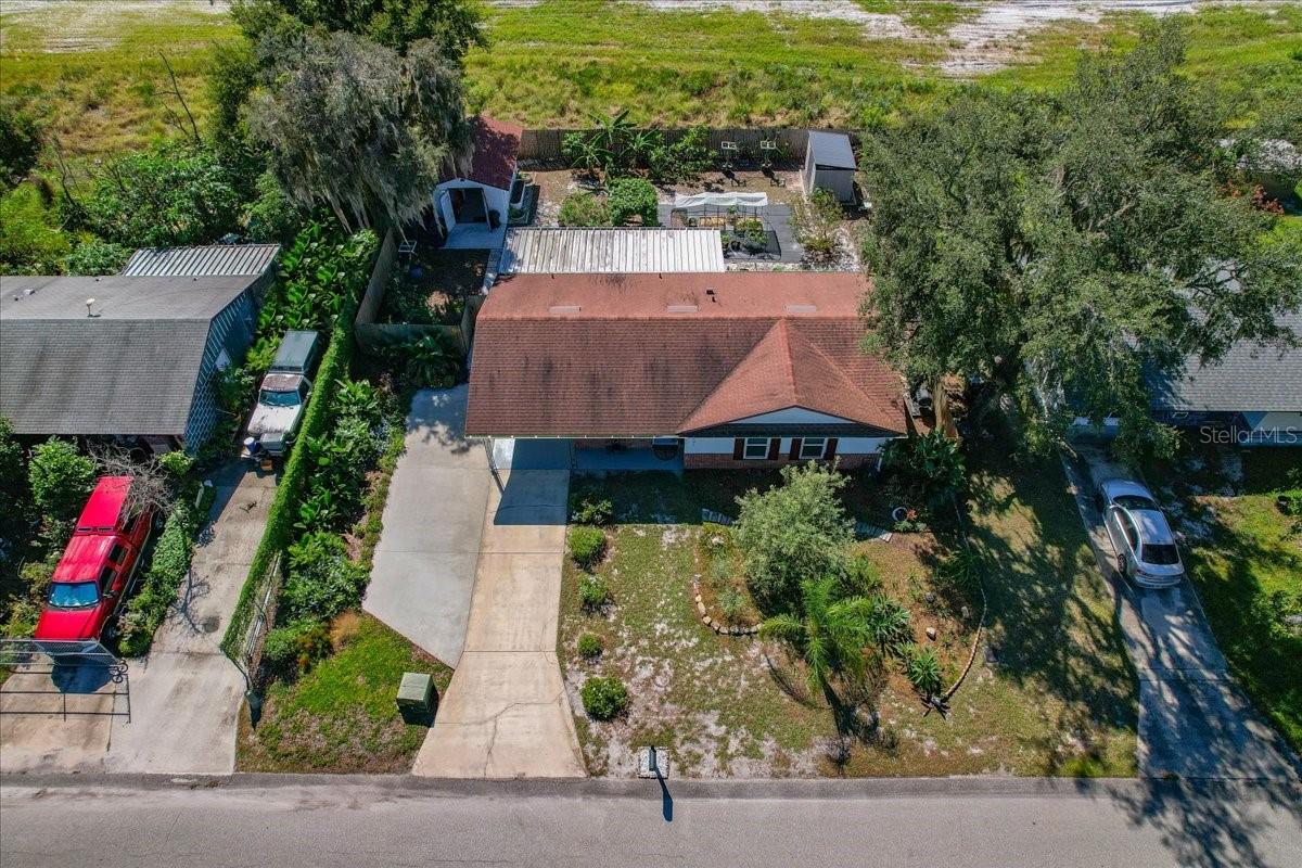 Front aerial view