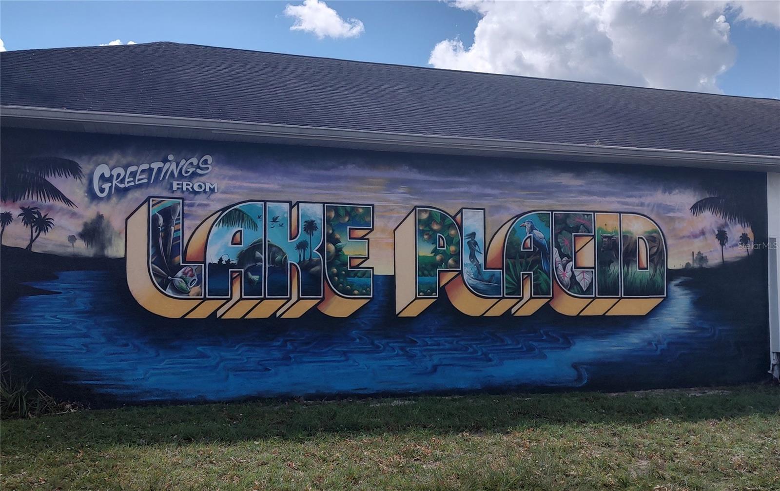 Lake Placid is a charming town with murals, lakes and specialty shops and restaurants.