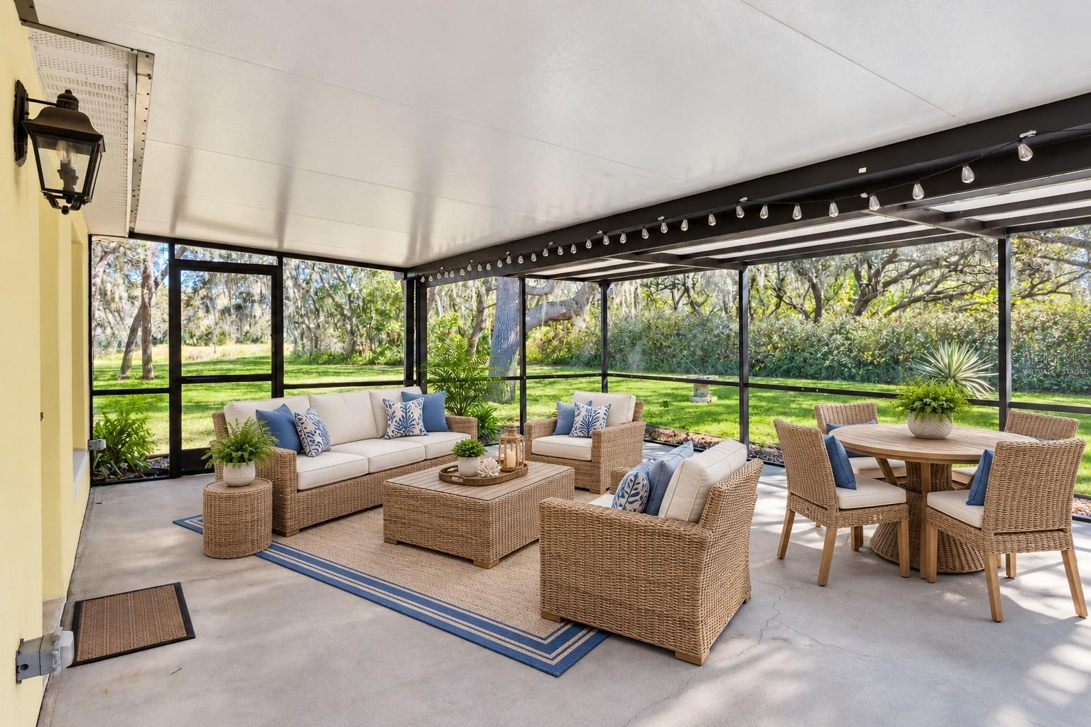 Virtually Staged Lanai