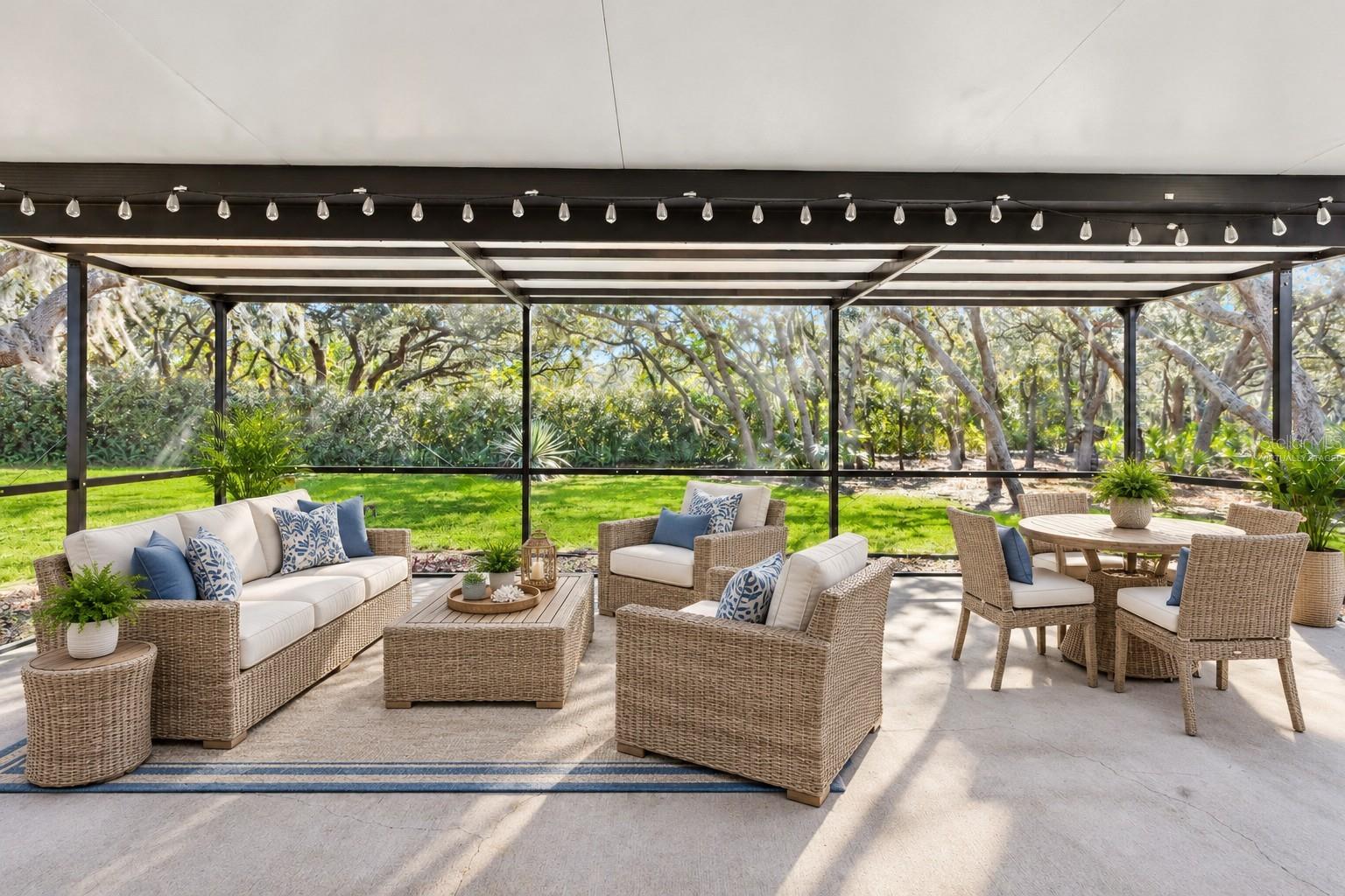 Virtually Staged Lanai