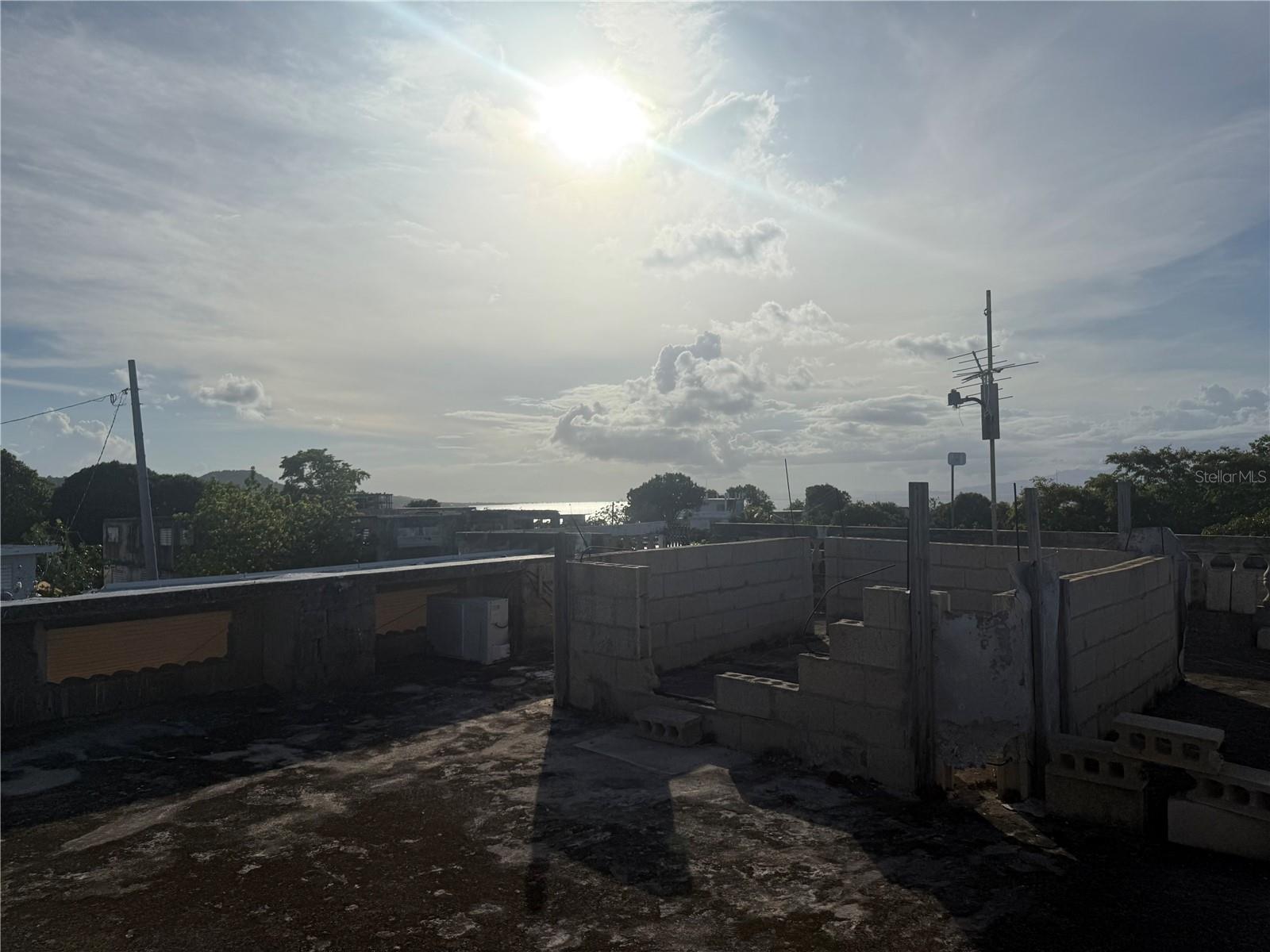 Water views from Rooftop.