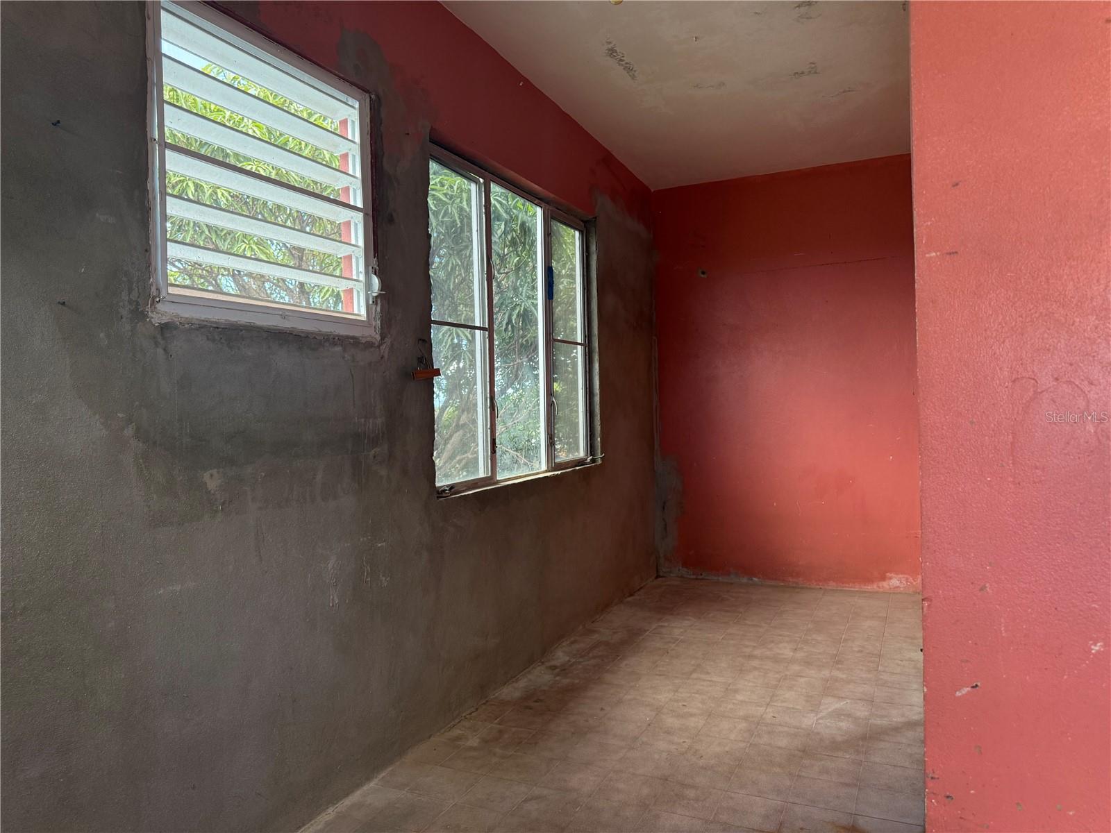 Extra space attached to 2nd Bedroom/Enclosed patio