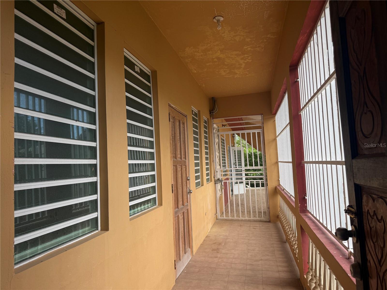 Balcony extension - connects bedroom 1 and 2, and main entrance.