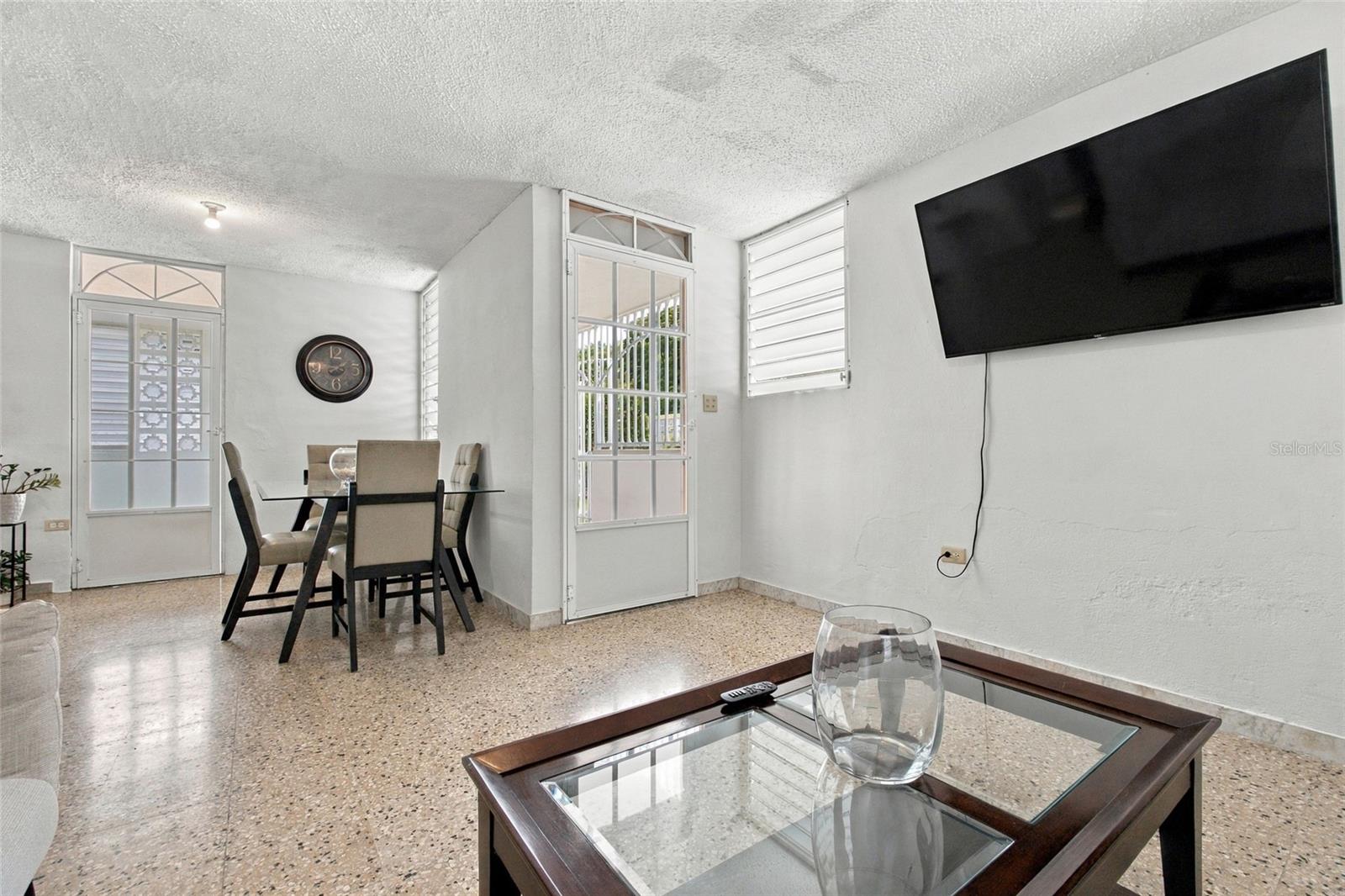 Living Room & Dining Area