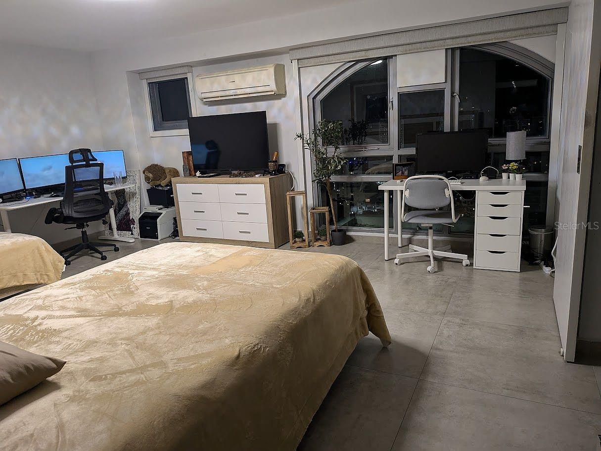 Bedroom 2  arched windows and office nook
