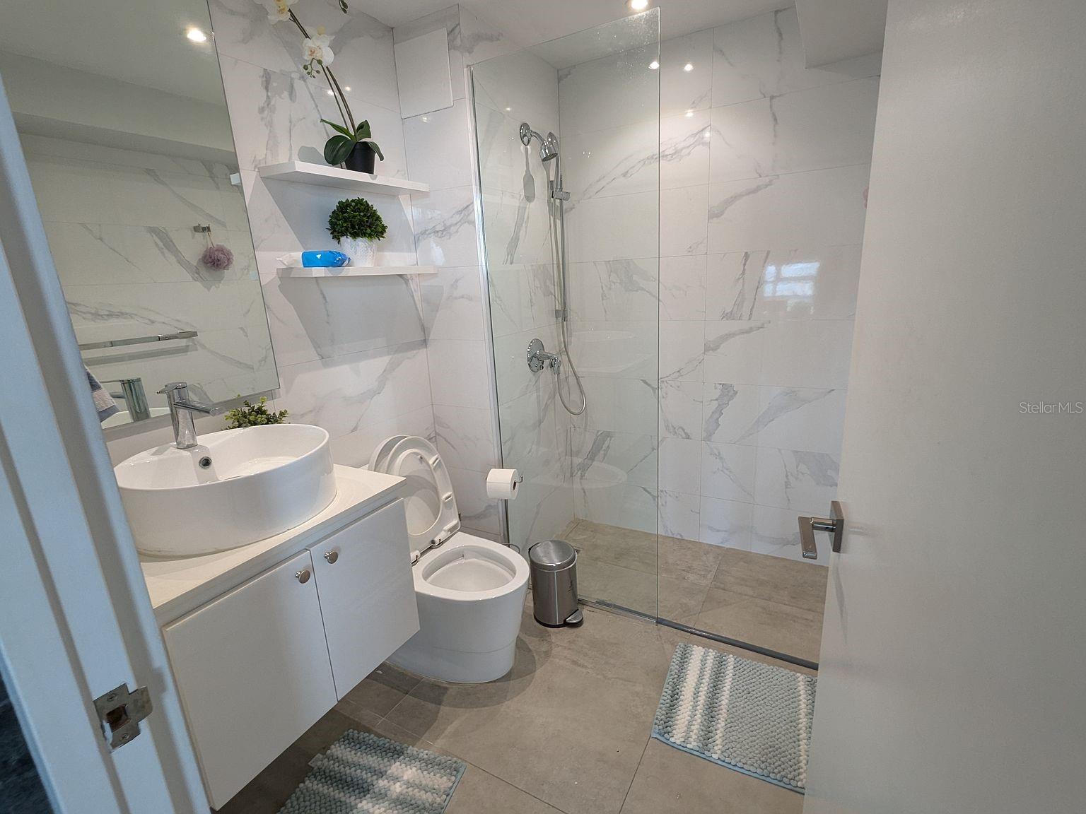 Bathroom  walk-in shower