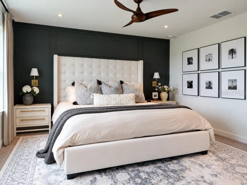 Decorated Primary Suite