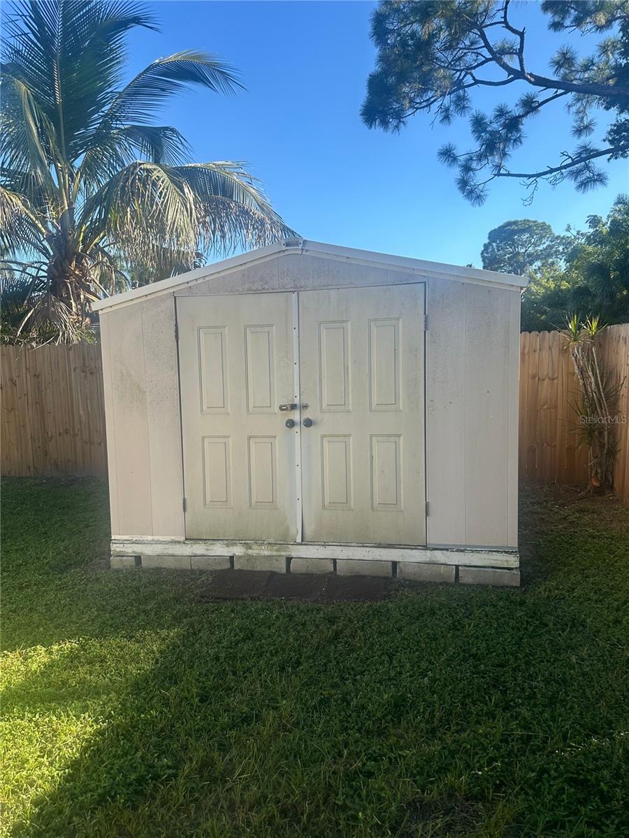 LARGE SHED ON SW CORNER