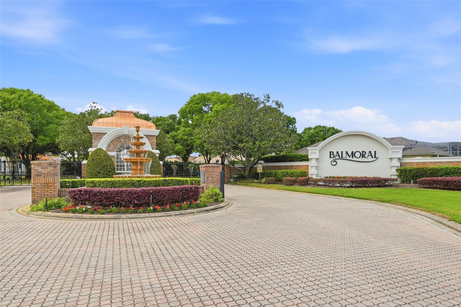 Gated Balmoral Entrance