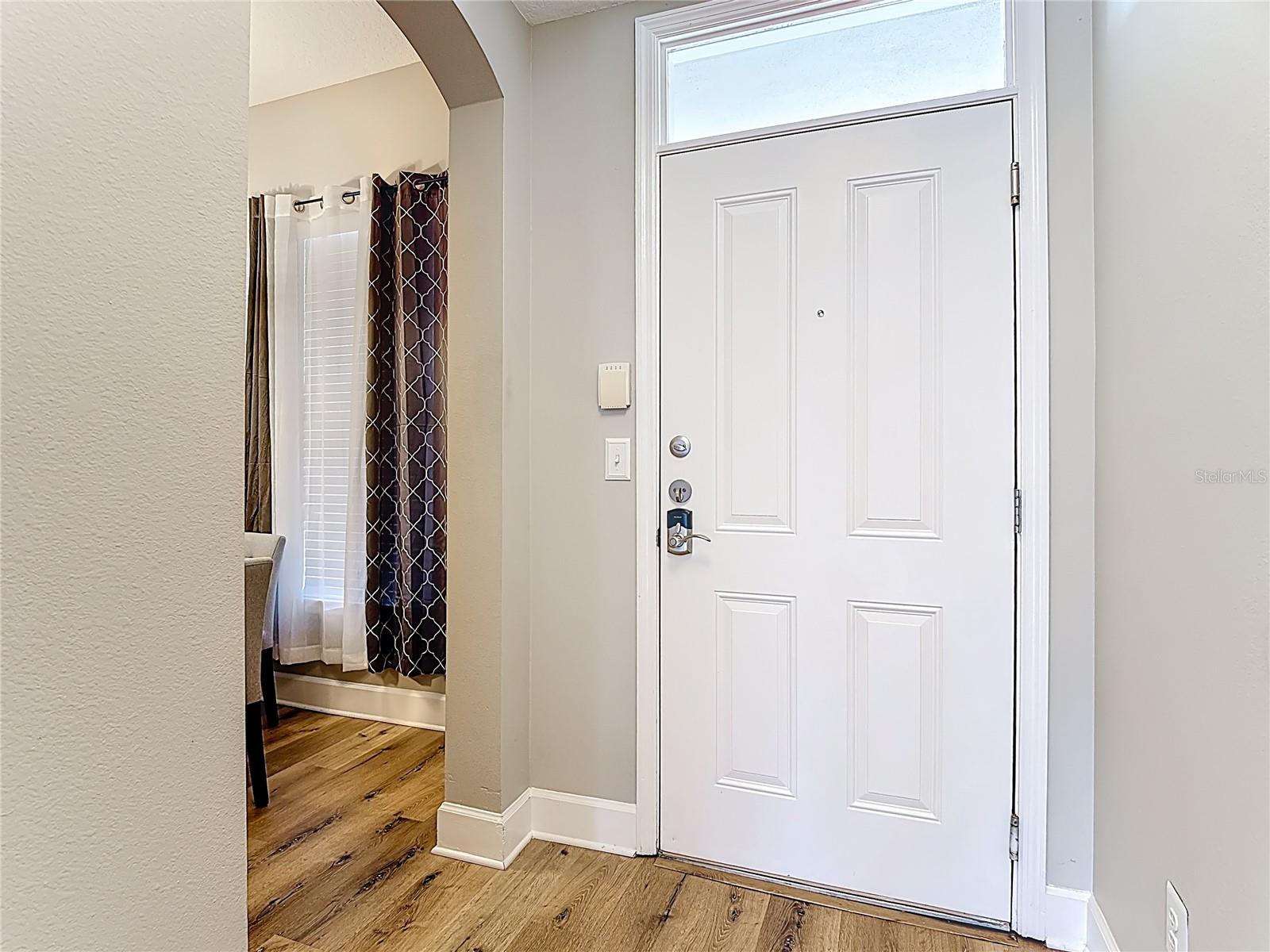 Foyer Entrance. Coat Closet in Foyer (not shown)