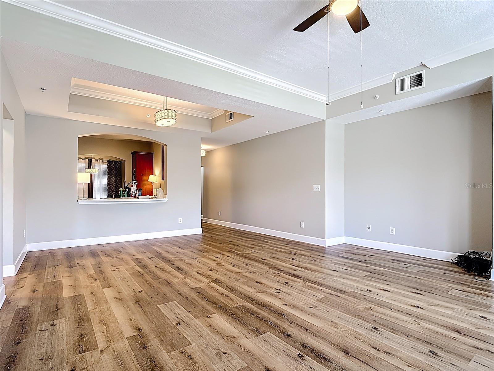 View to Kitchen from Living Room
