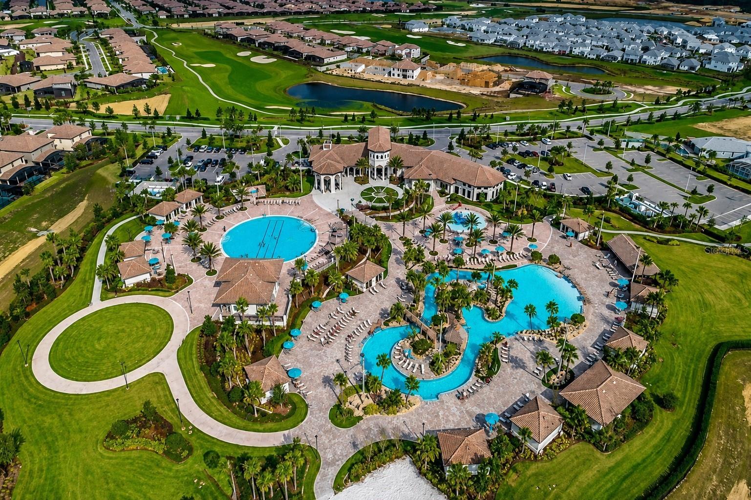 Champions Gate Clubhouse with all exculsive amenities included in HOA membership.
