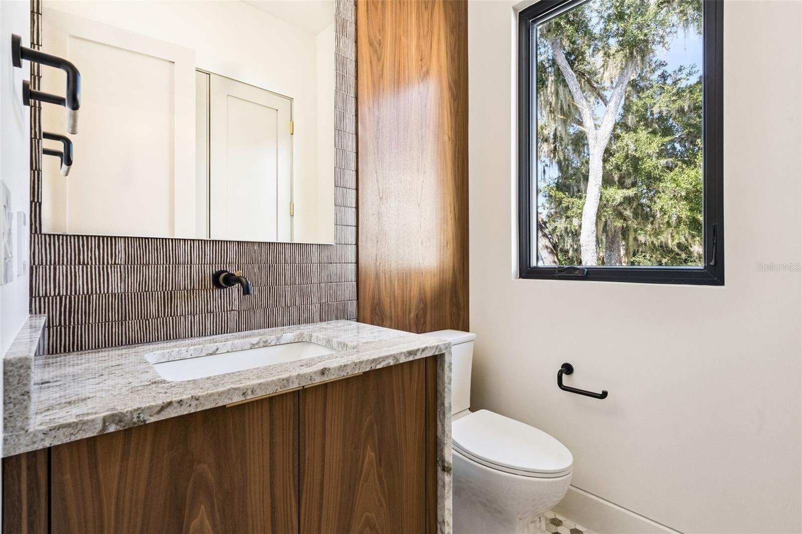 Half bath off office