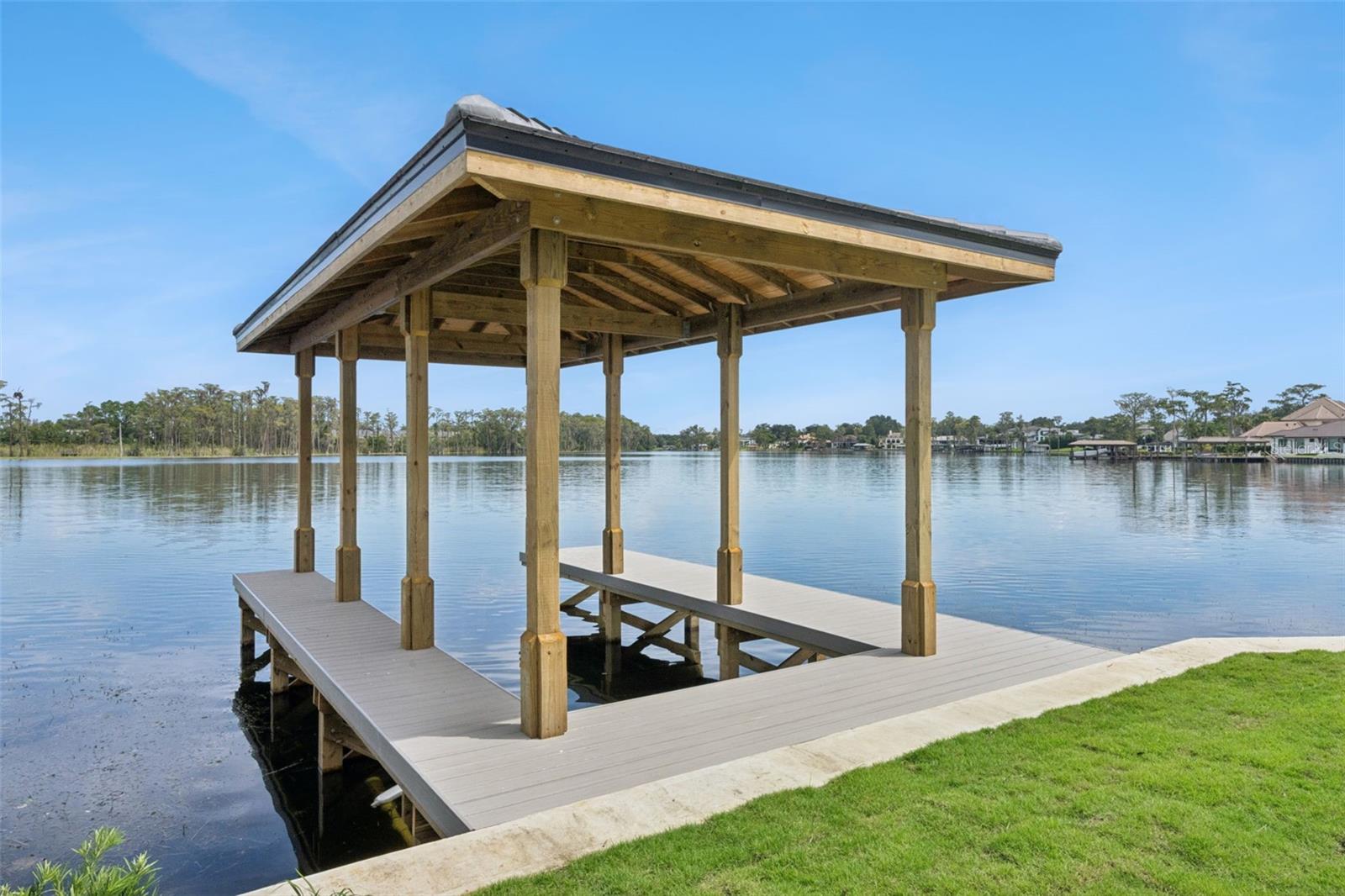 Dock - large enough for a 26 foot boat