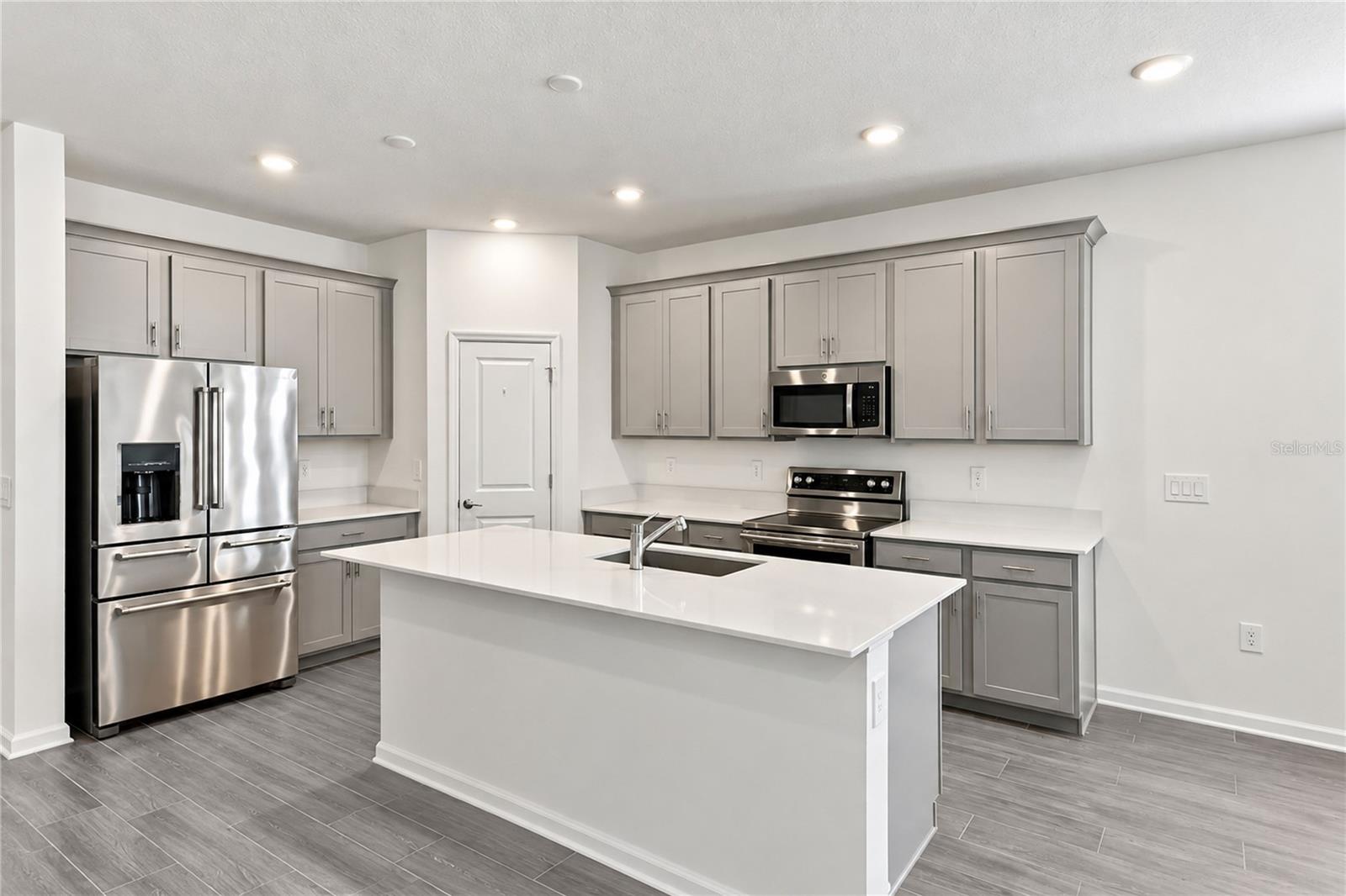 KitchenAid Brand Fridge and Range, Walking Pantry Door KitchenAid Brand Fridge and Range, Walking Pantry Door