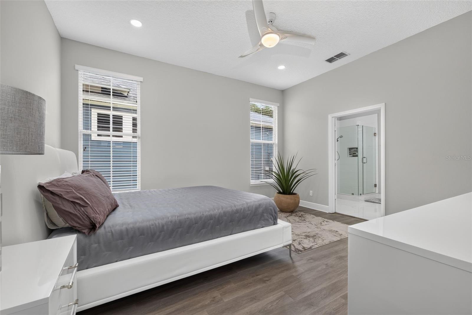 Spacious Primary Suite full of natural light