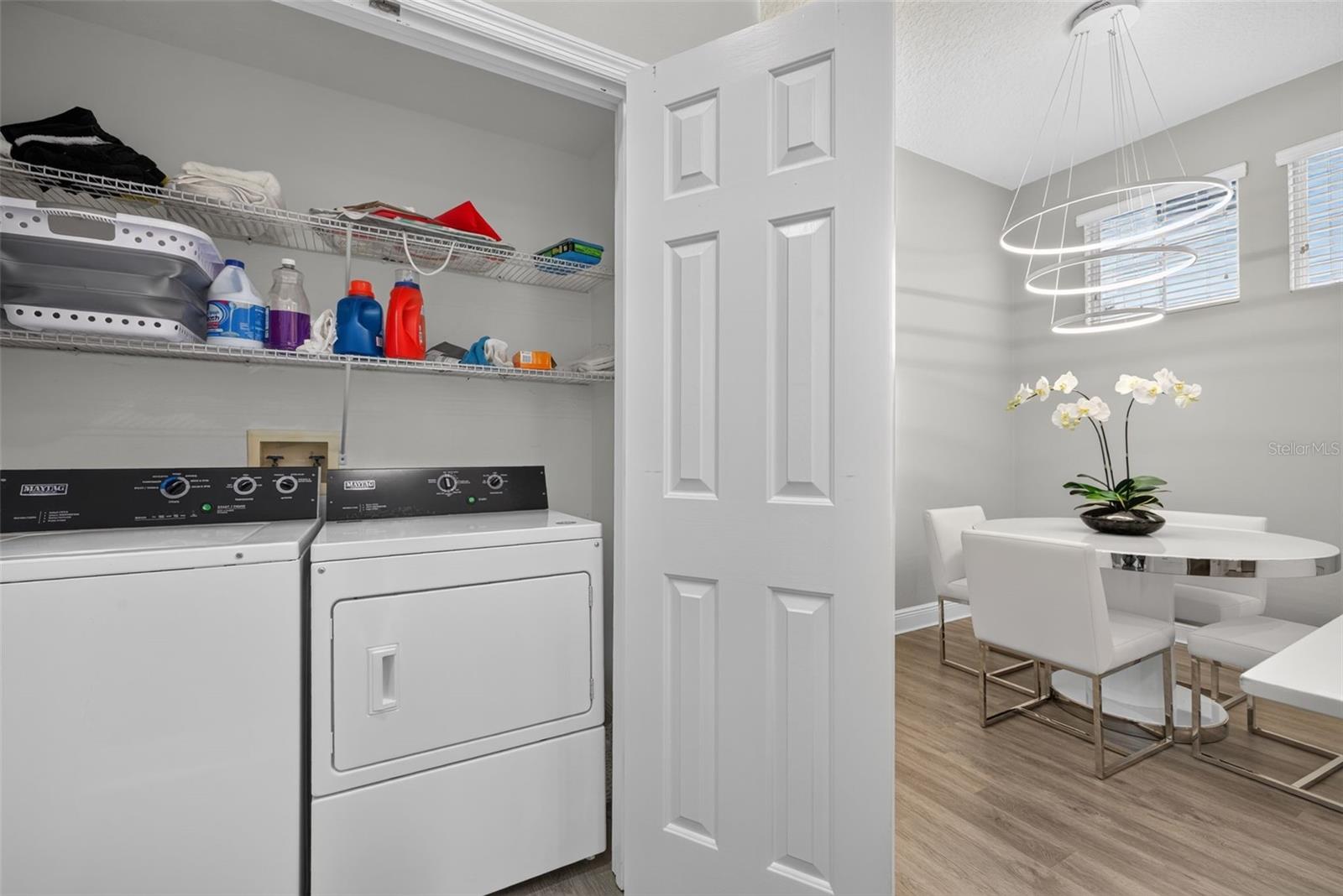 Inside laundry