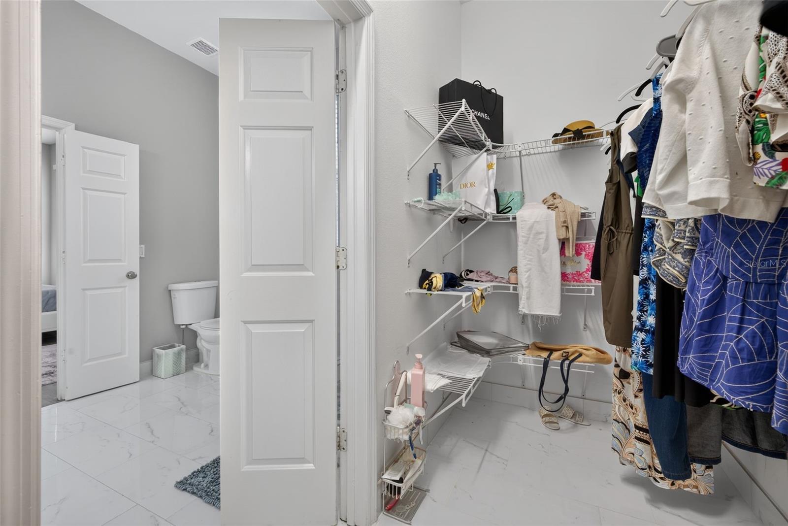 Expansive Walk In Closet