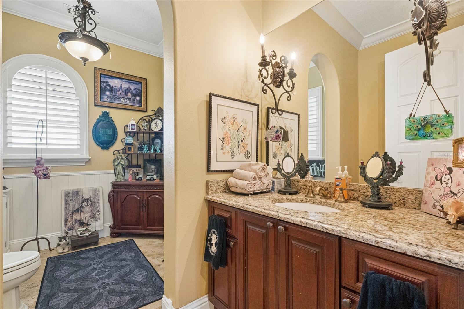 Half bath on 1st floor
