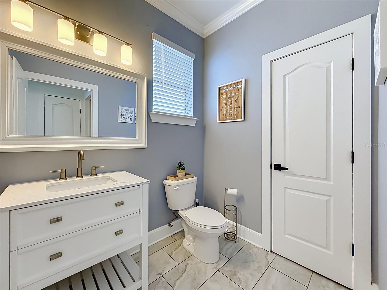 Downstairs Half bathroom