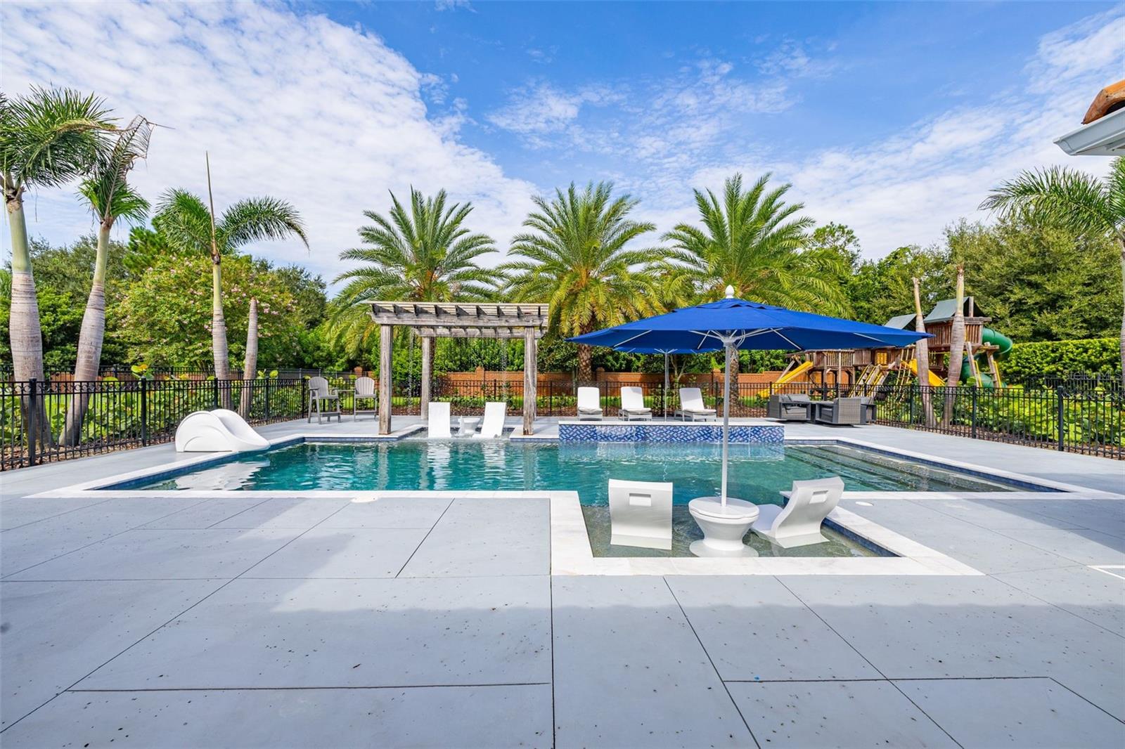 Resort style pool