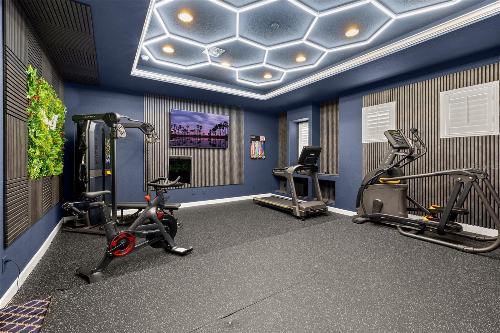 Upstairs gym