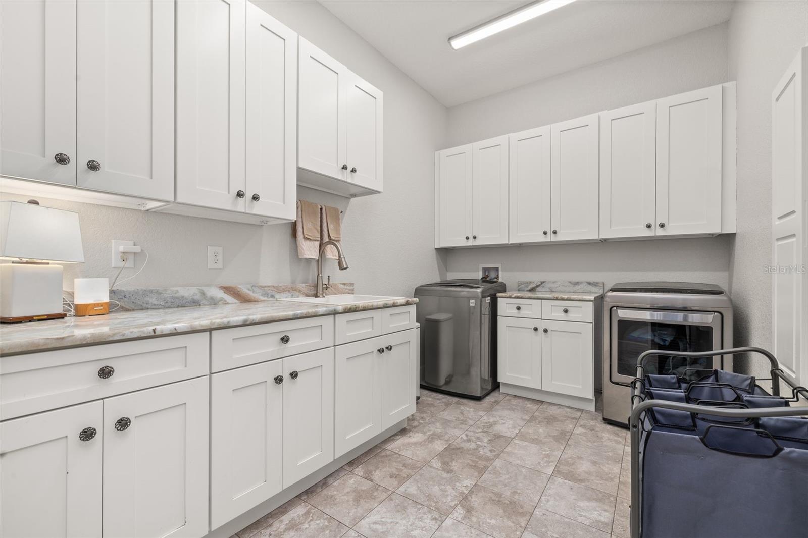 Downstairs laundry room