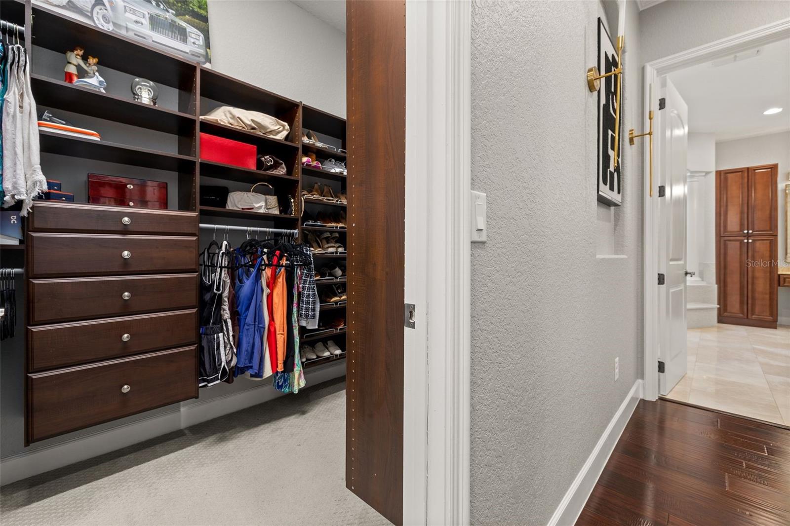 His and her closets