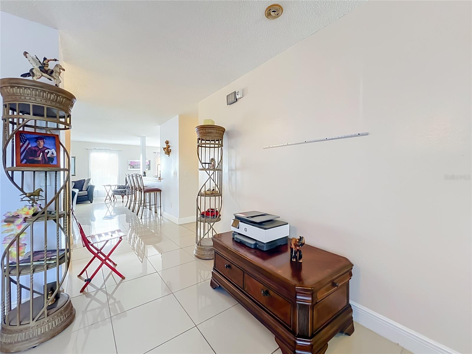 Looking from Living room into the family/kitchen area