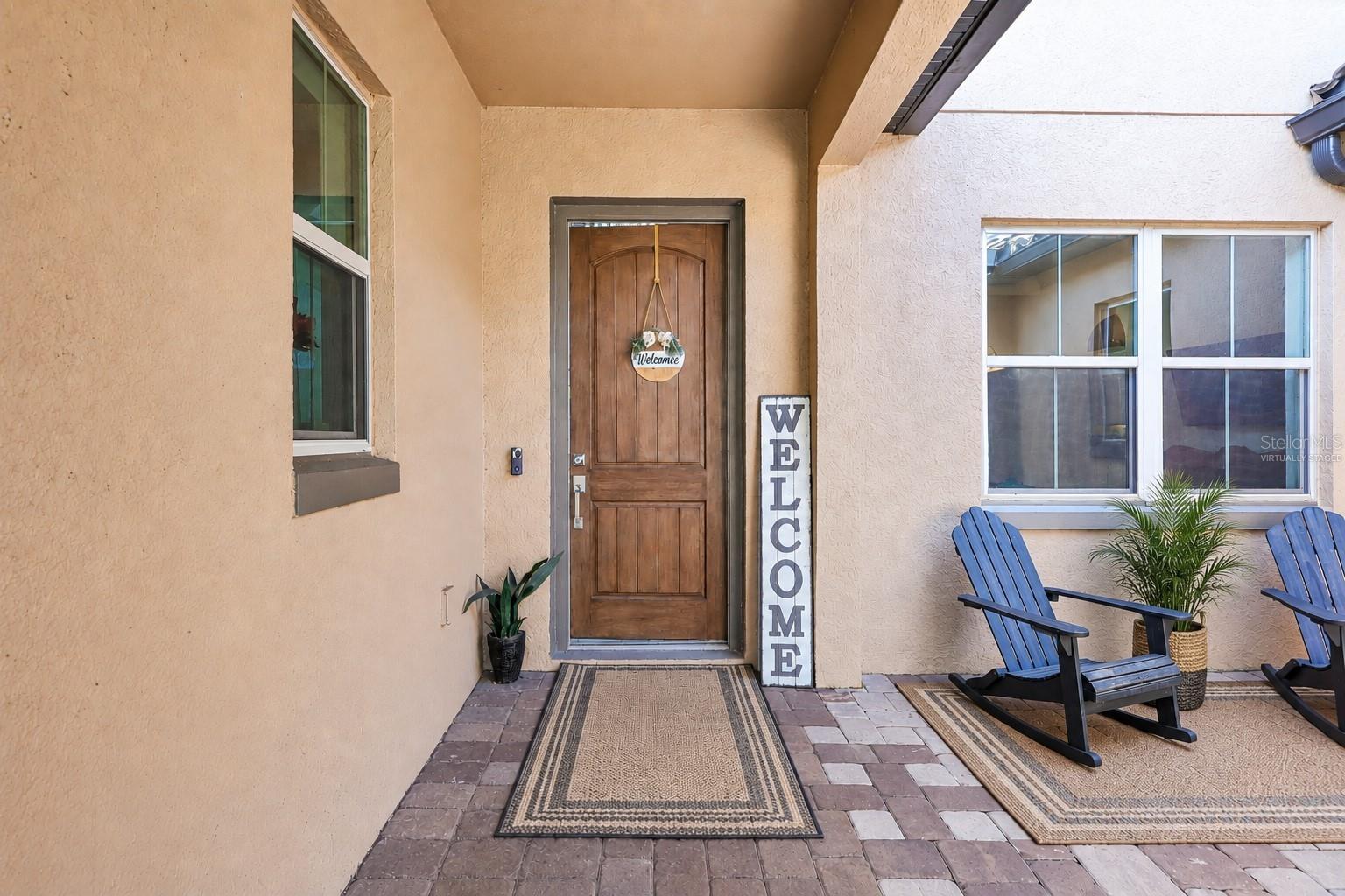 Front Door: Virtually Staged