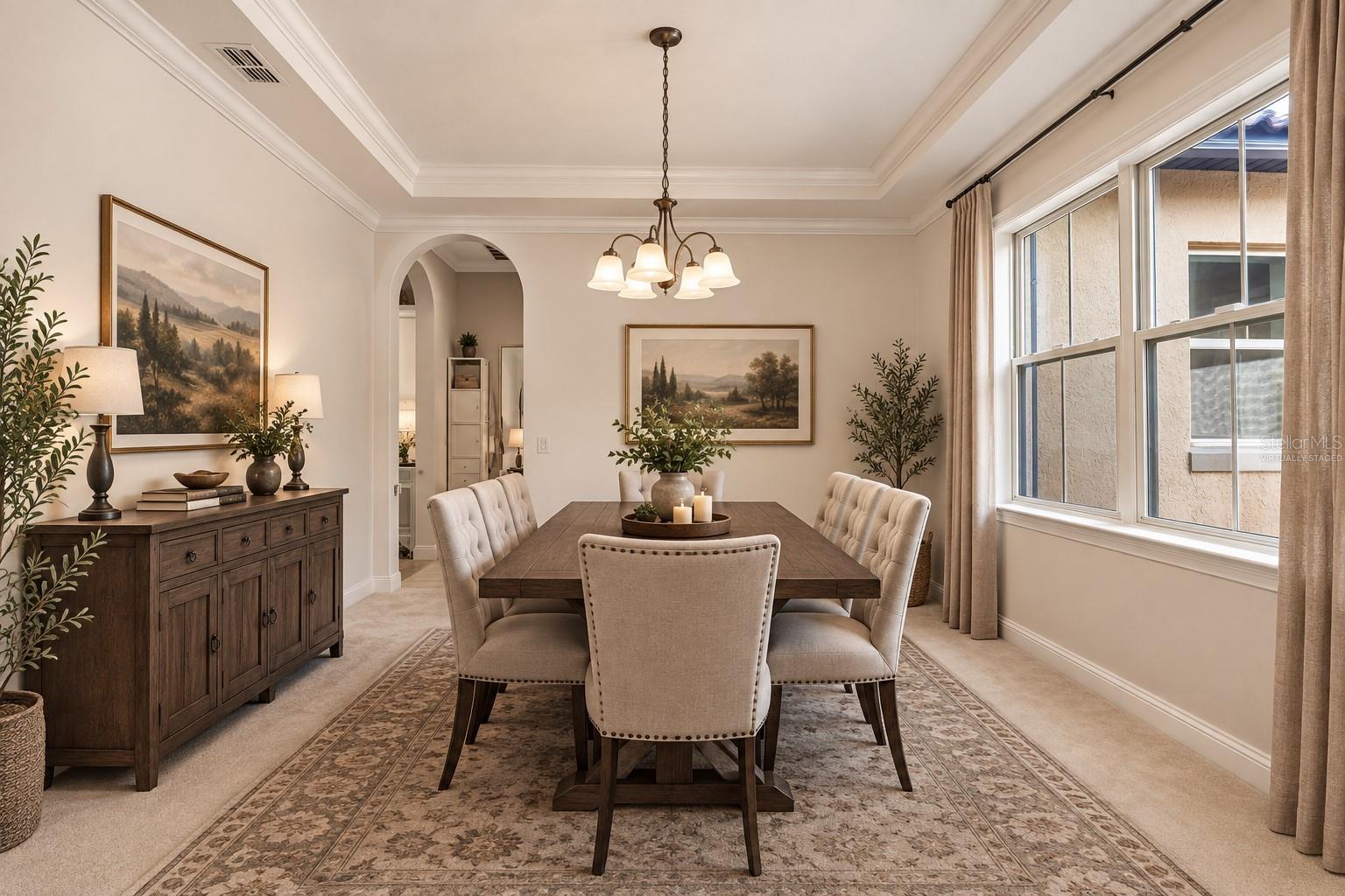 Dining Room: Virtually Staged