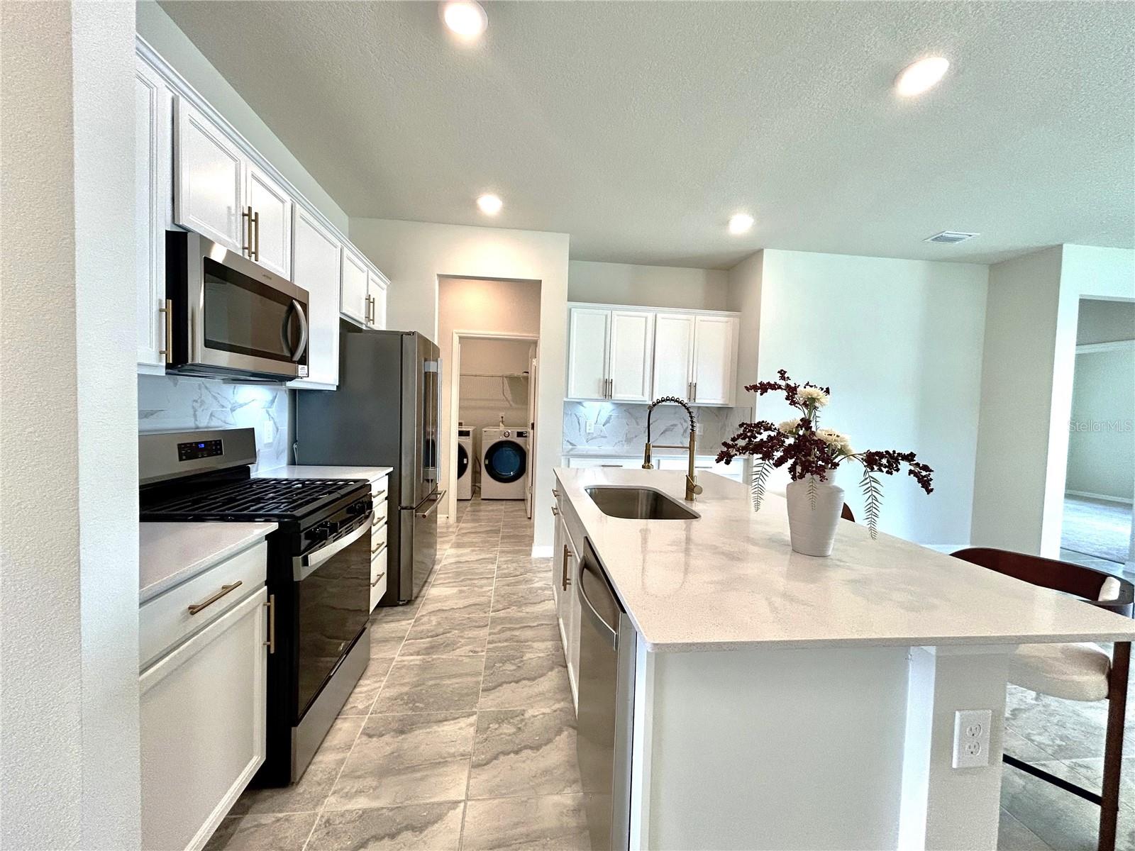Kitchen  side view