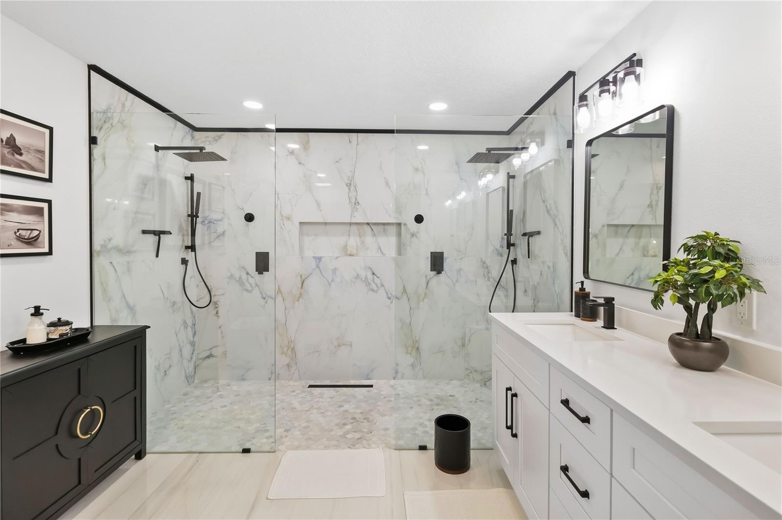 Primary Bathroom with dual shower