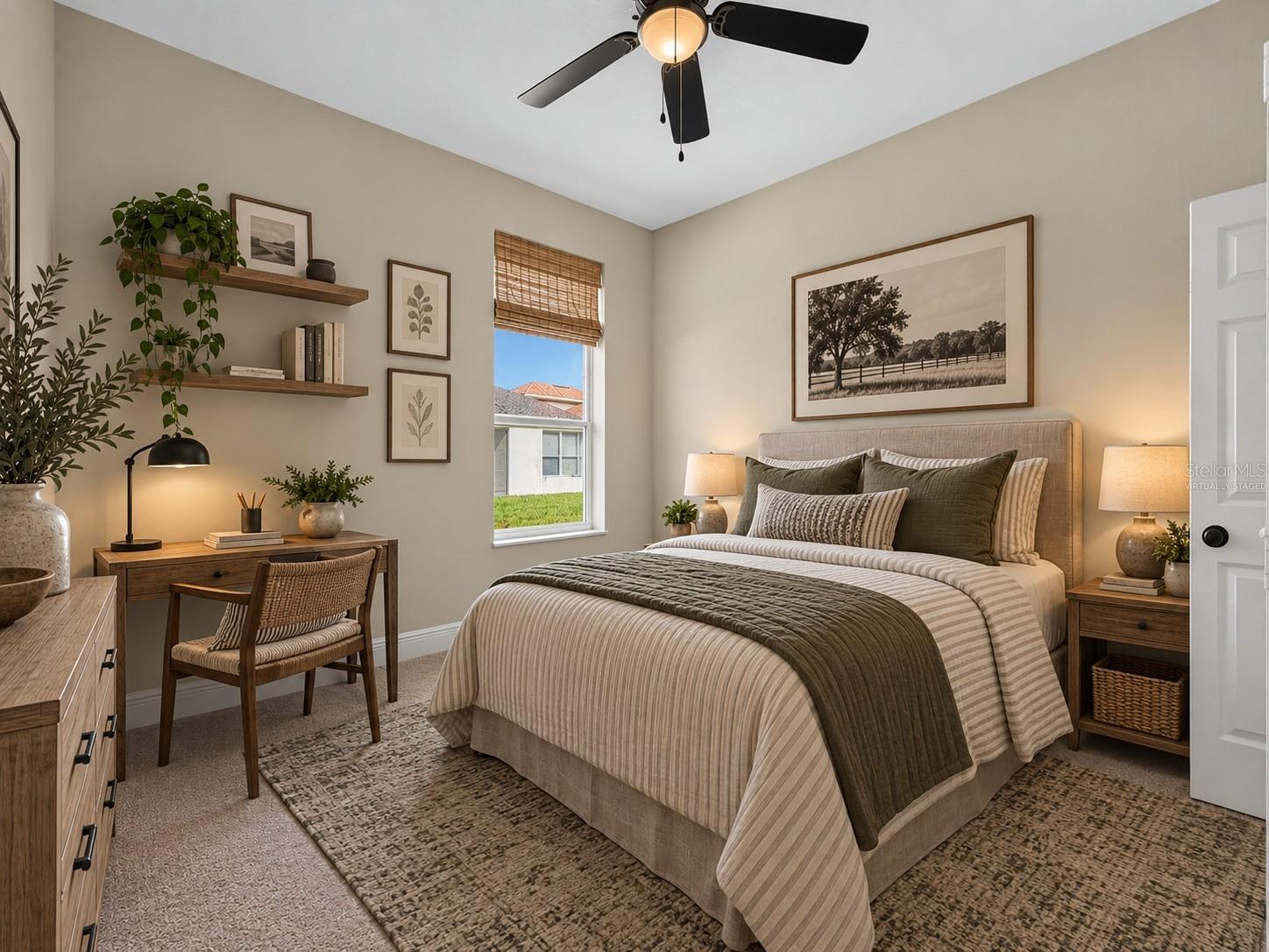 Virtually Staged Bedroom 3