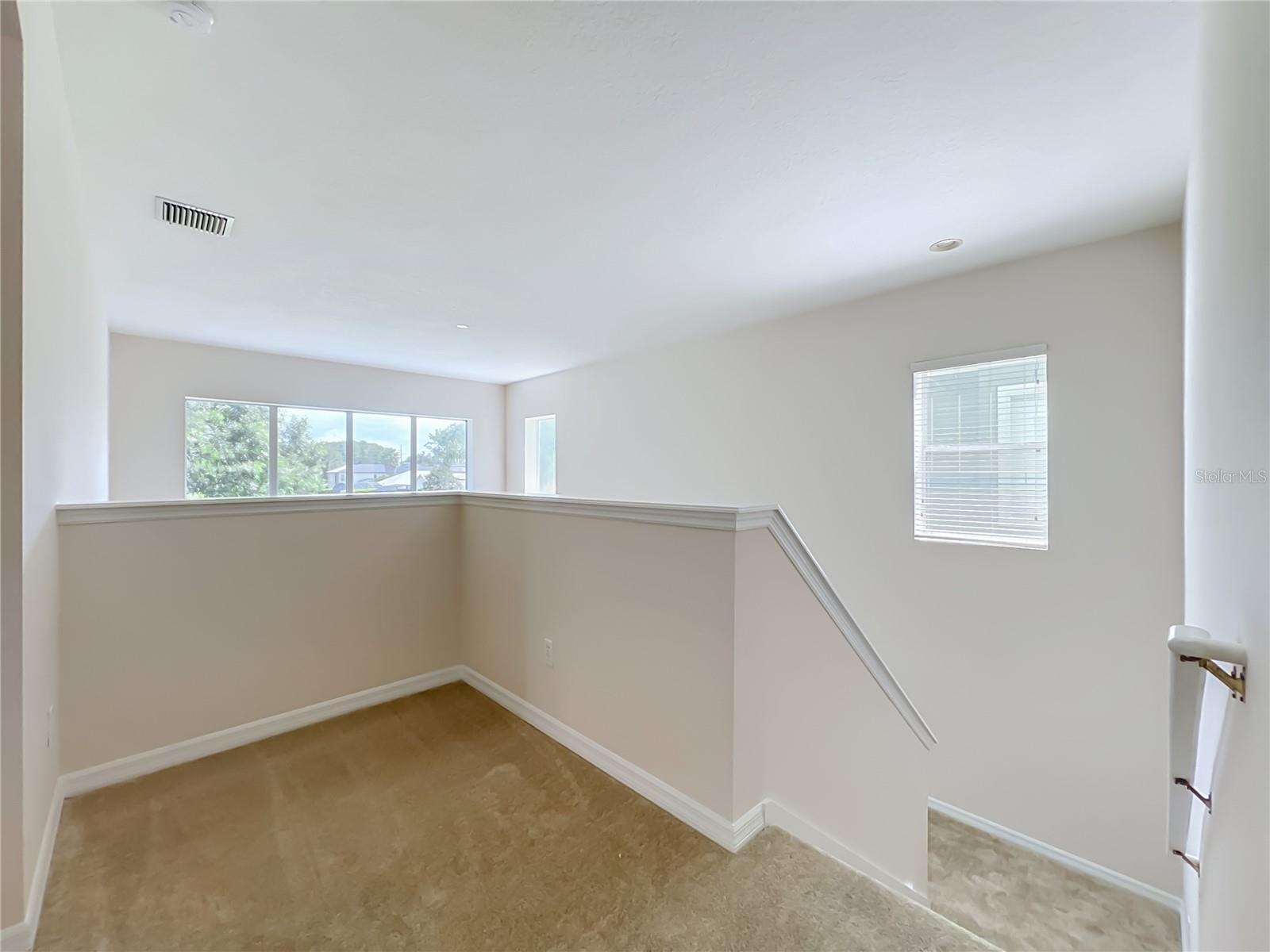 Loft at top of the stairs