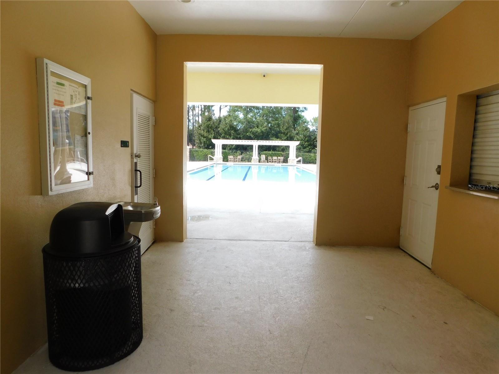 Community center and pool