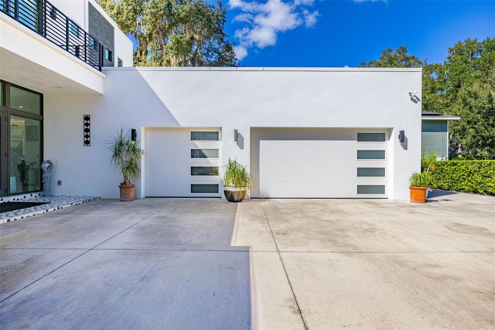 Triple garage