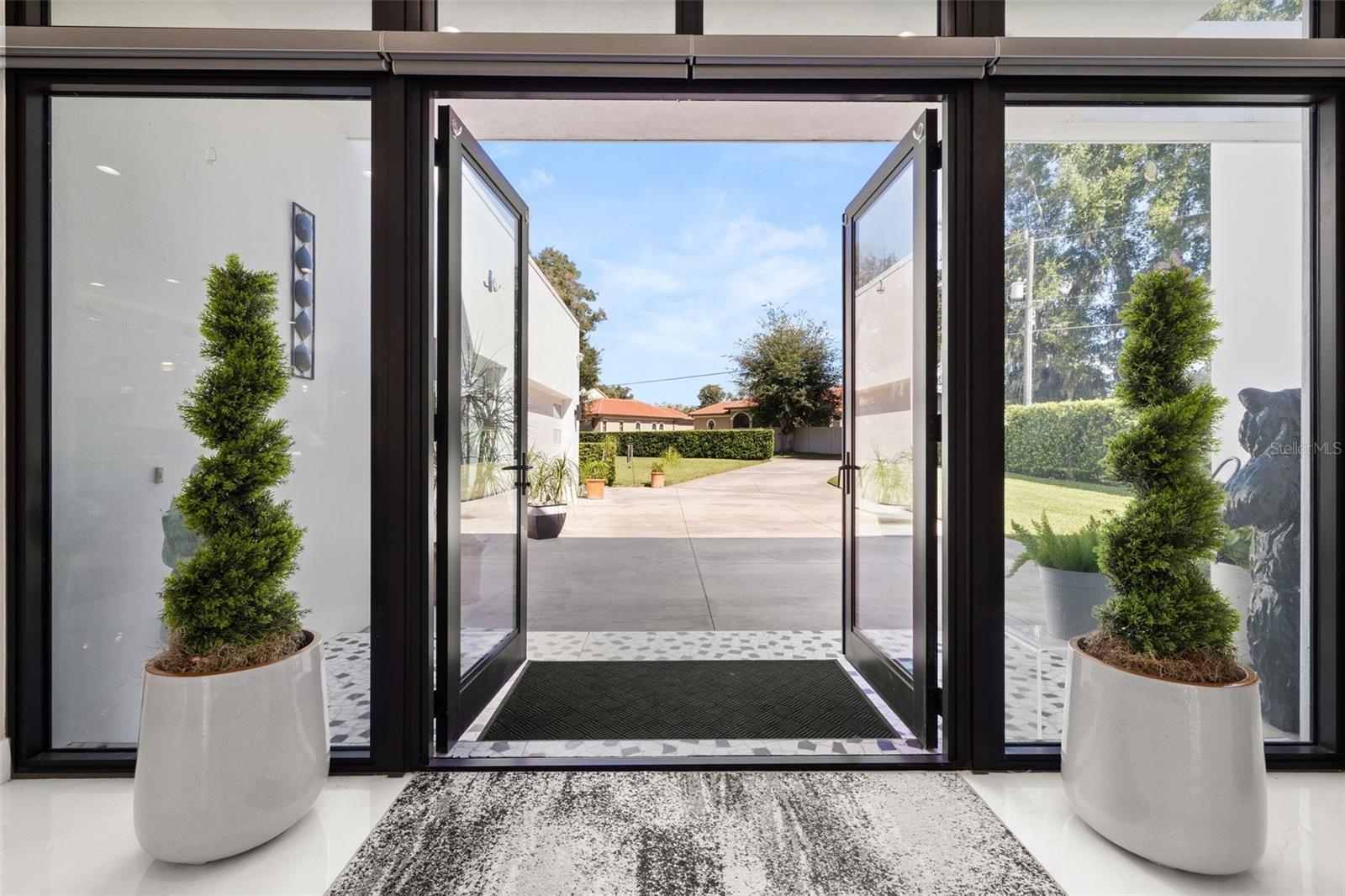 Huge entrance