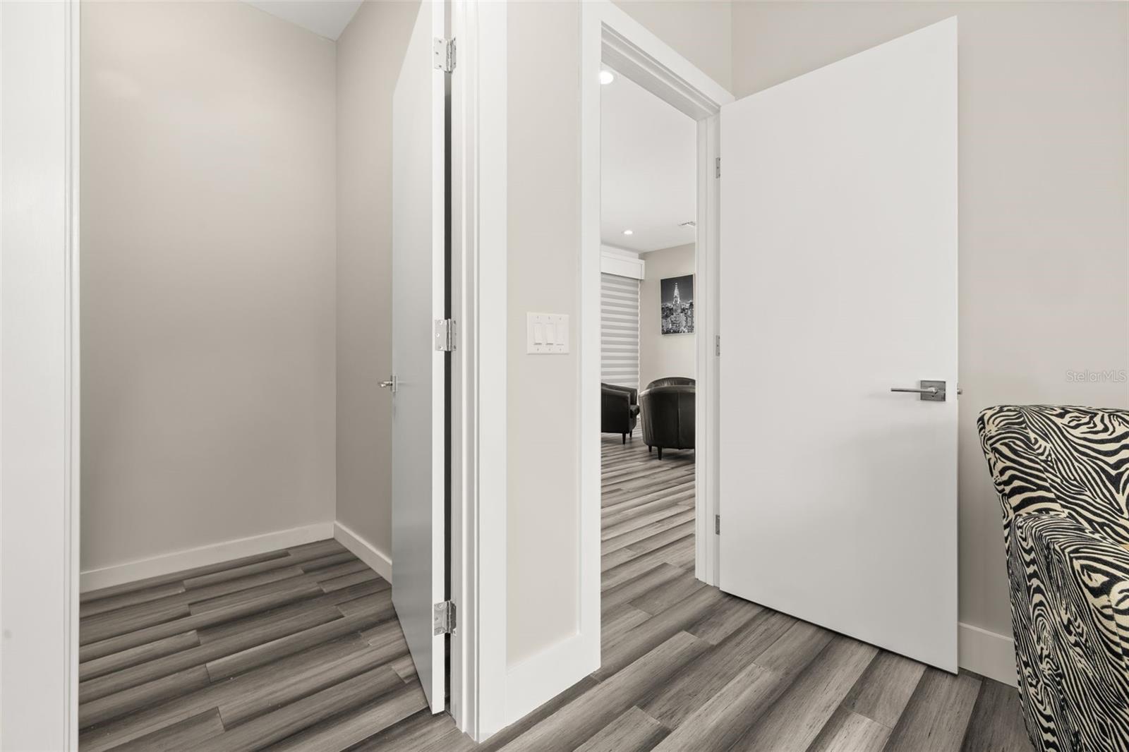 Large walk in closet