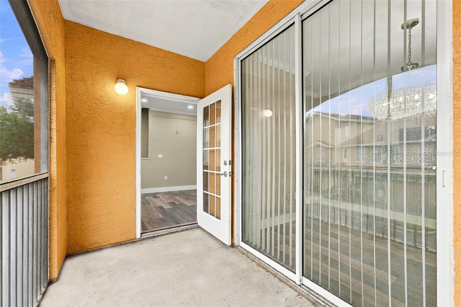Second floor, screened porch.