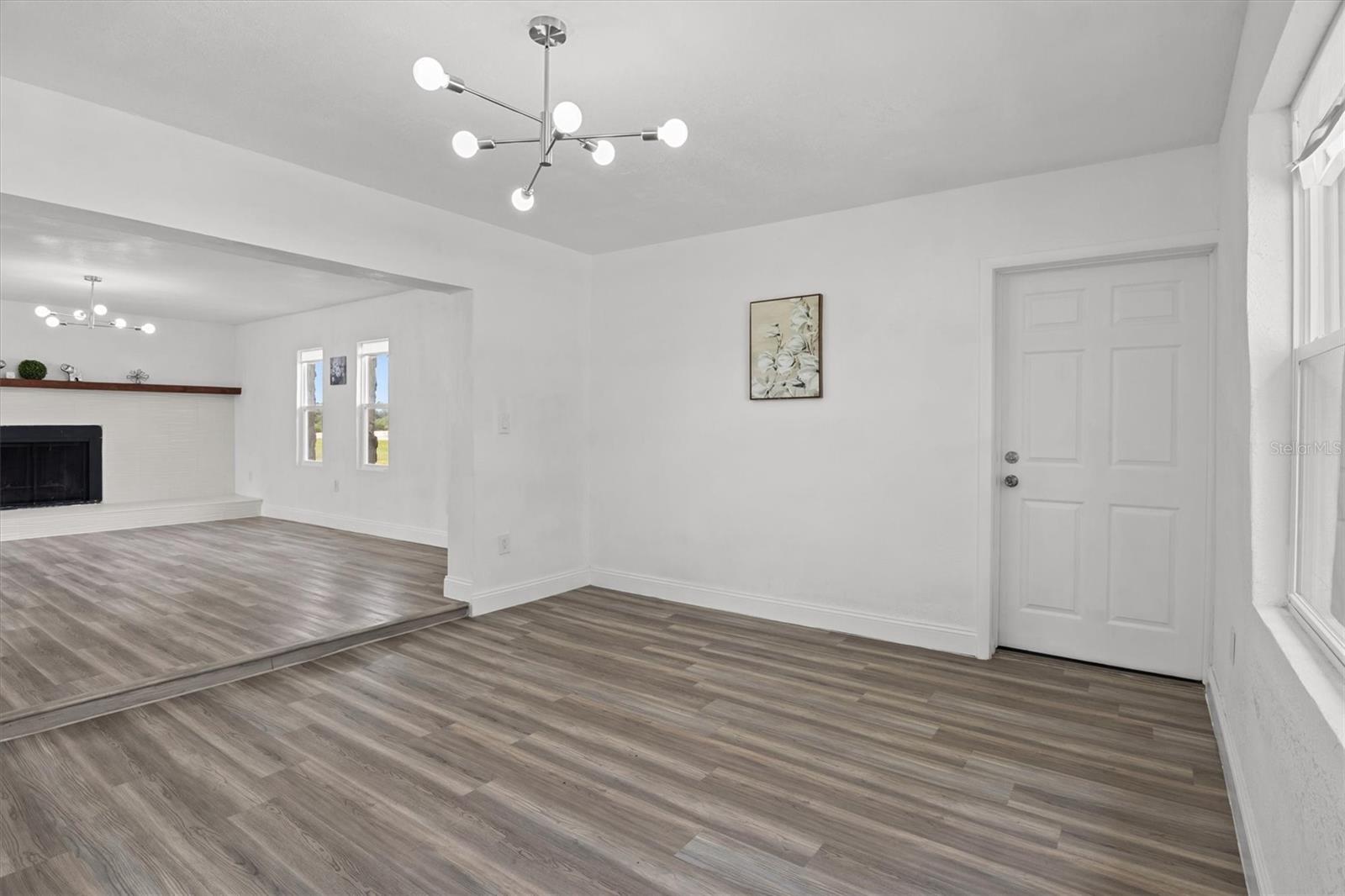 Living Room - Updated with Modern Fixtures Throughout