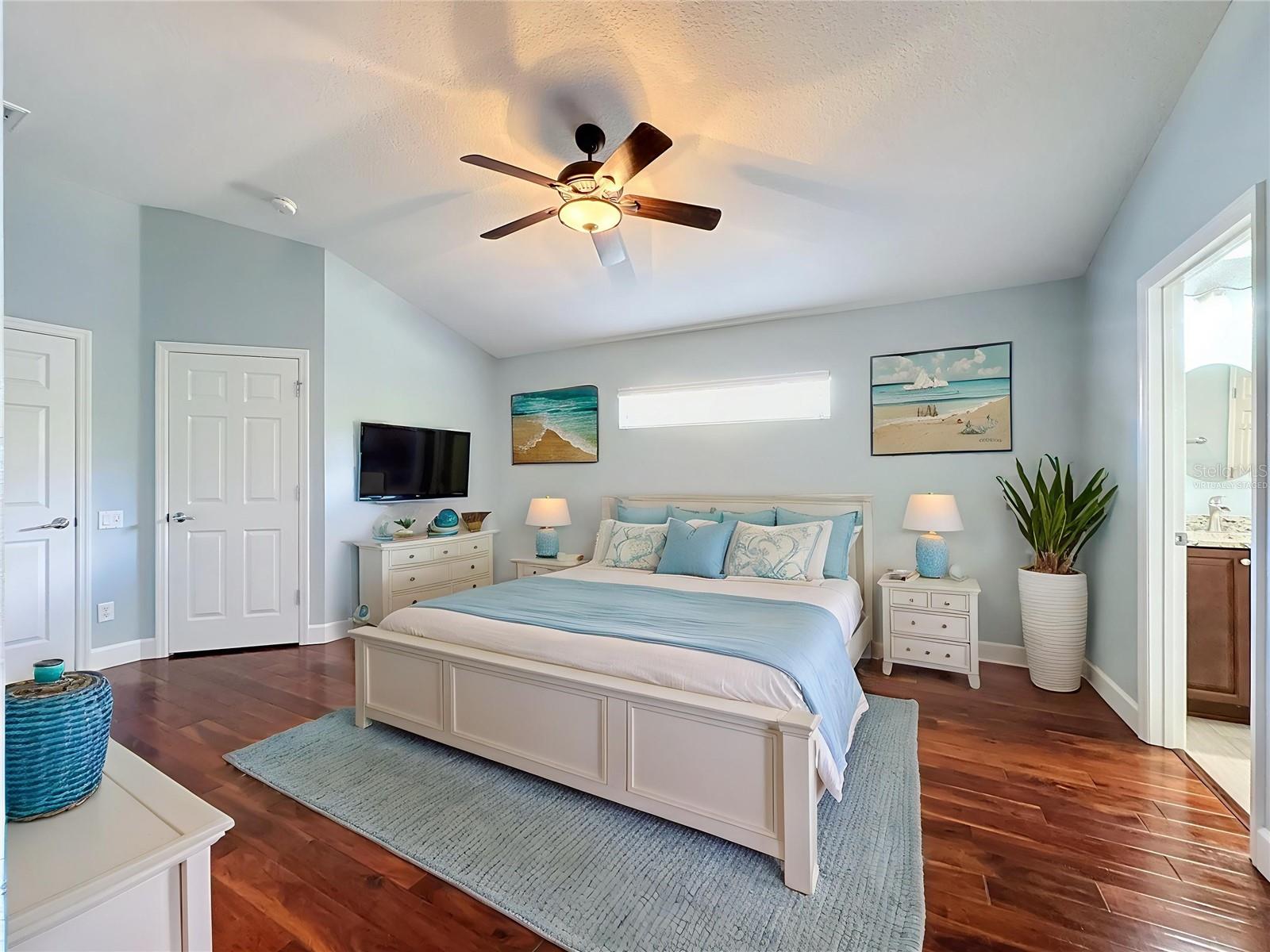 Primary Suite Virtually staged