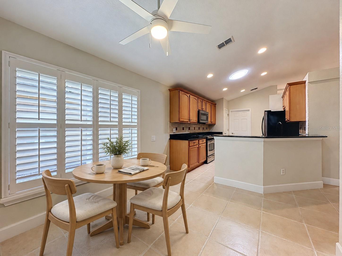 Breakfast Nook staged